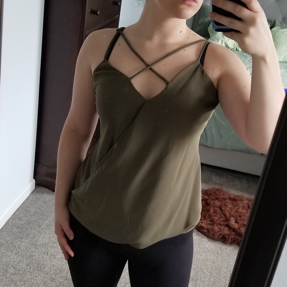 Fashion Nova- Flaming Sambuca Surplice Top